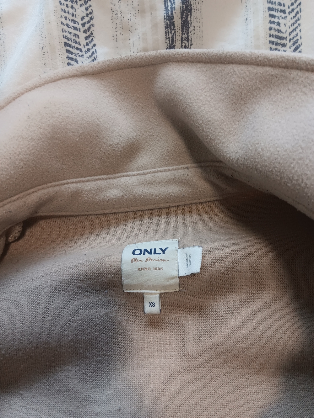 ONLY Women's Cream Jacket - XS